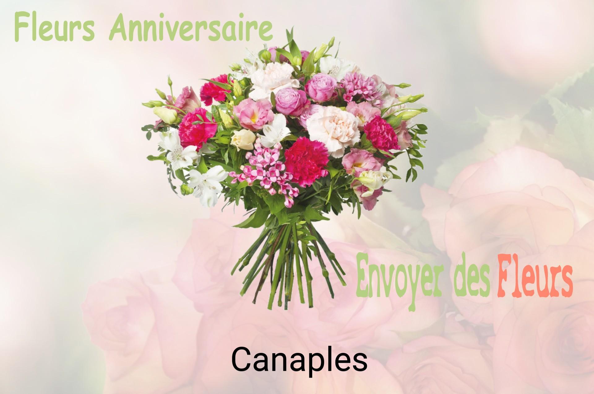 Bouquet de fleurs d’anniversaire livré à Canaples